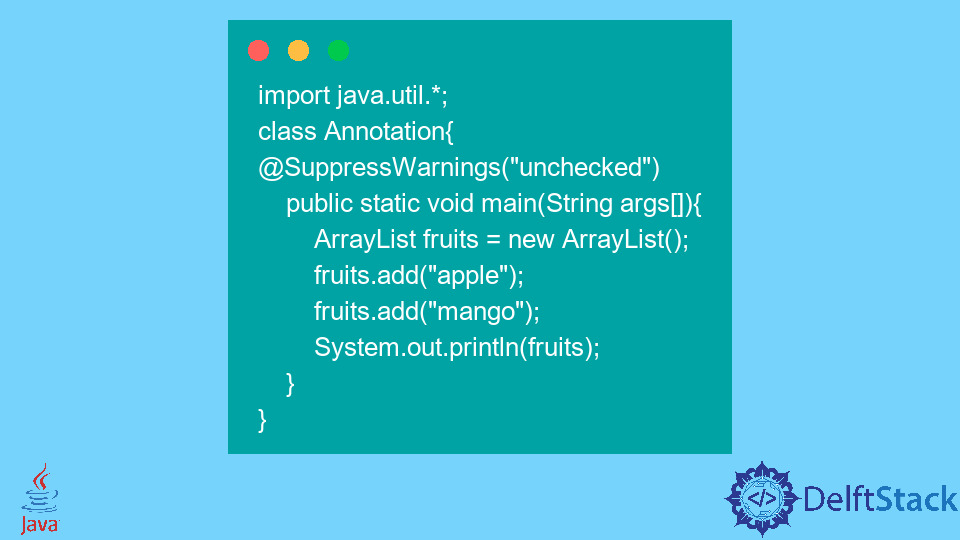 Annotation Symbol @ in Java