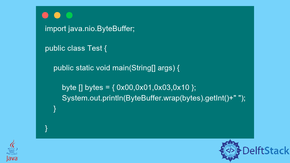 Convert Byte Array to Integer in Java