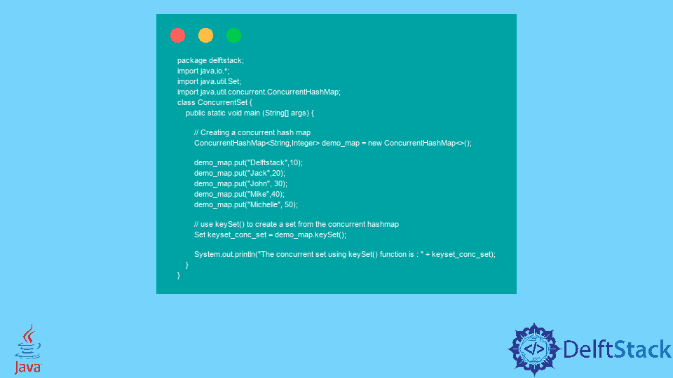 Create a Concurrent Set in Java