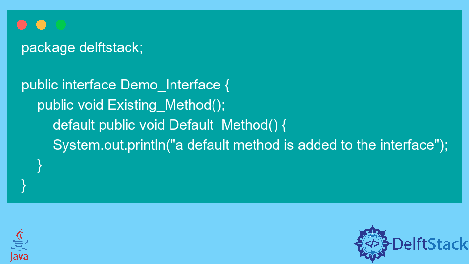 Interface Default Method in Java