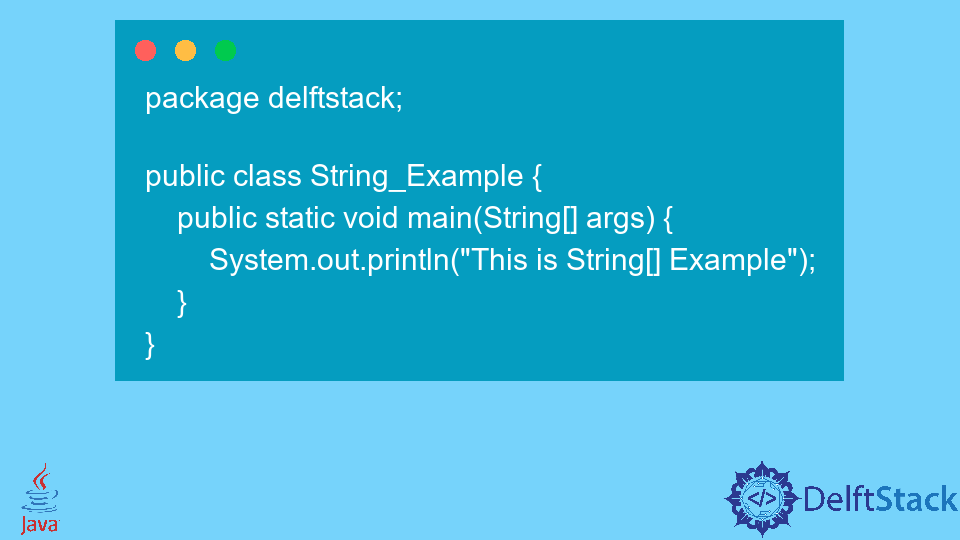 String[] in Java