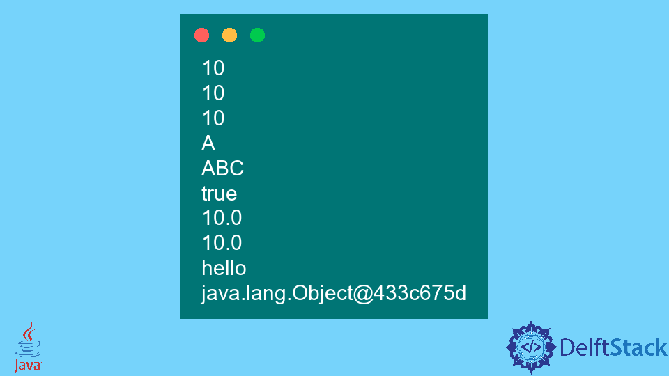 Java system.out.println() Method