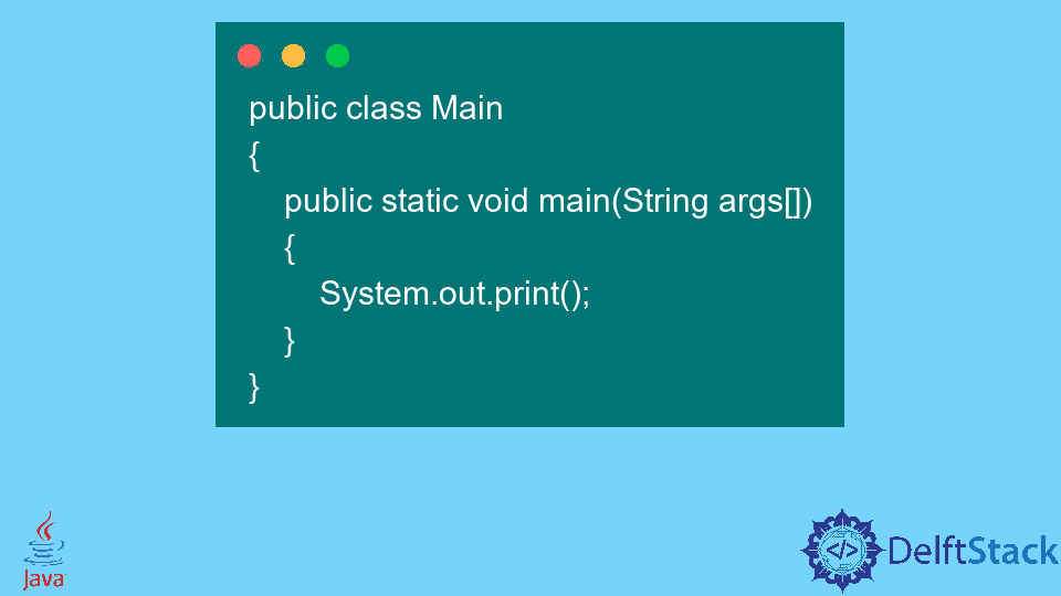 Print Variables in Java