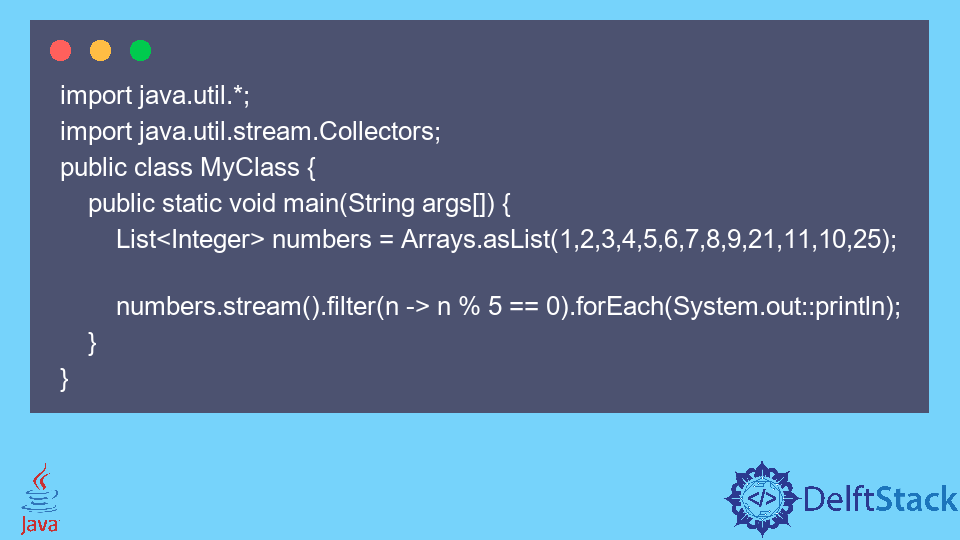 Stream-Filter in Java