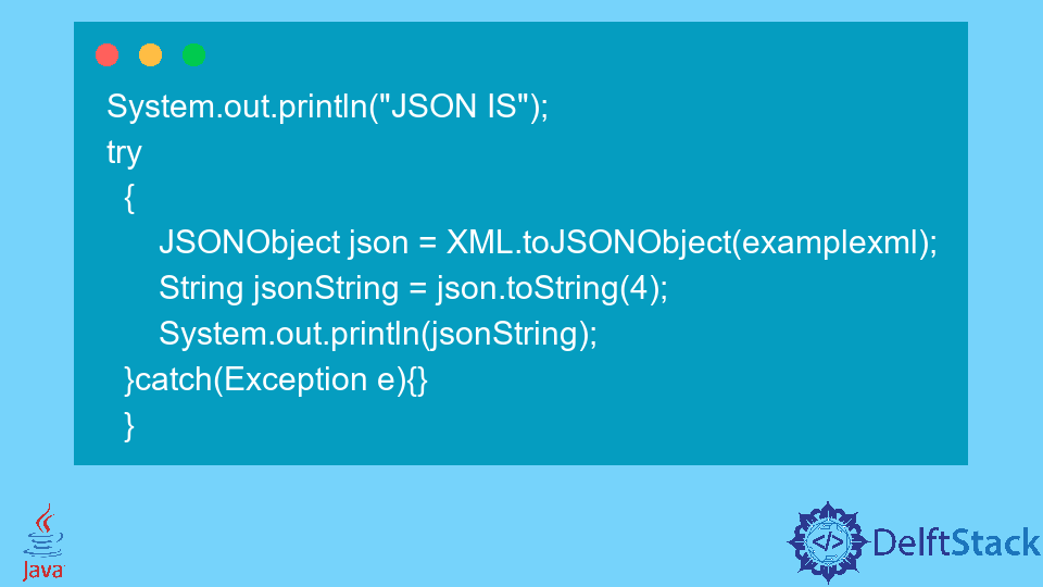 Convert XML to JSON in Java