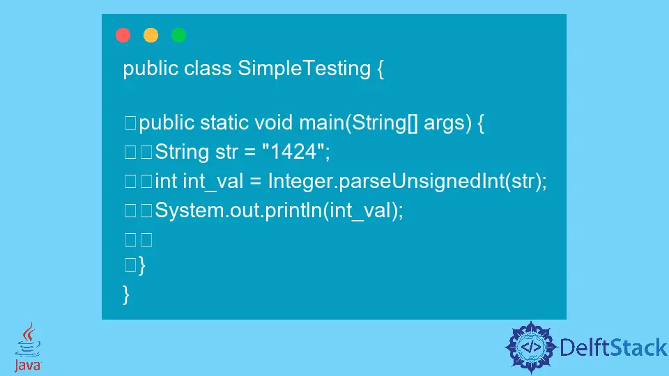 Converti una stringa in un Int in Java