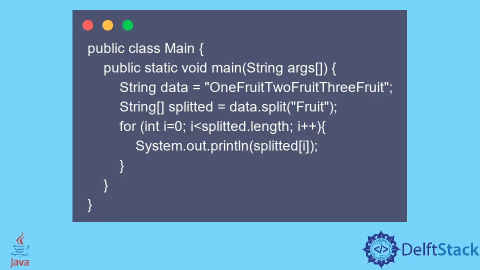 How to Split a String in Java