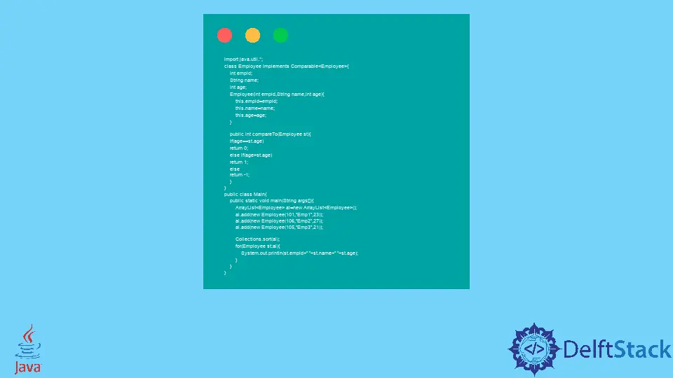 Java 中的 Comparable 与 Comparator