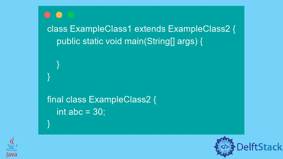 final Klasse in Java