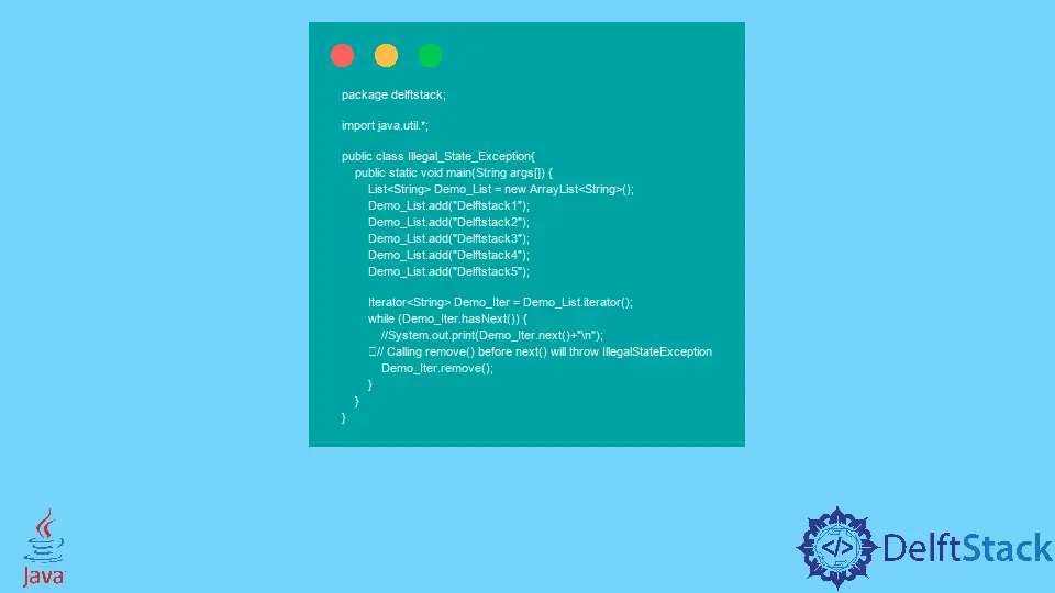 How to Fix java.lang.IllegalStateException in Java