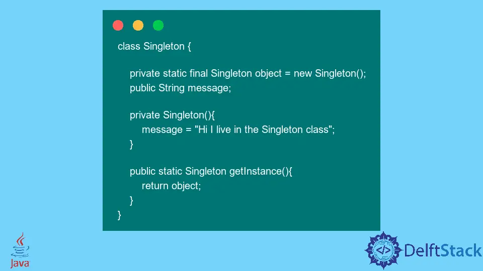Java Singleton Class