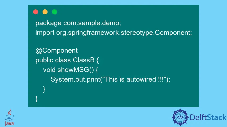 Java Spring Boot의 Autowire