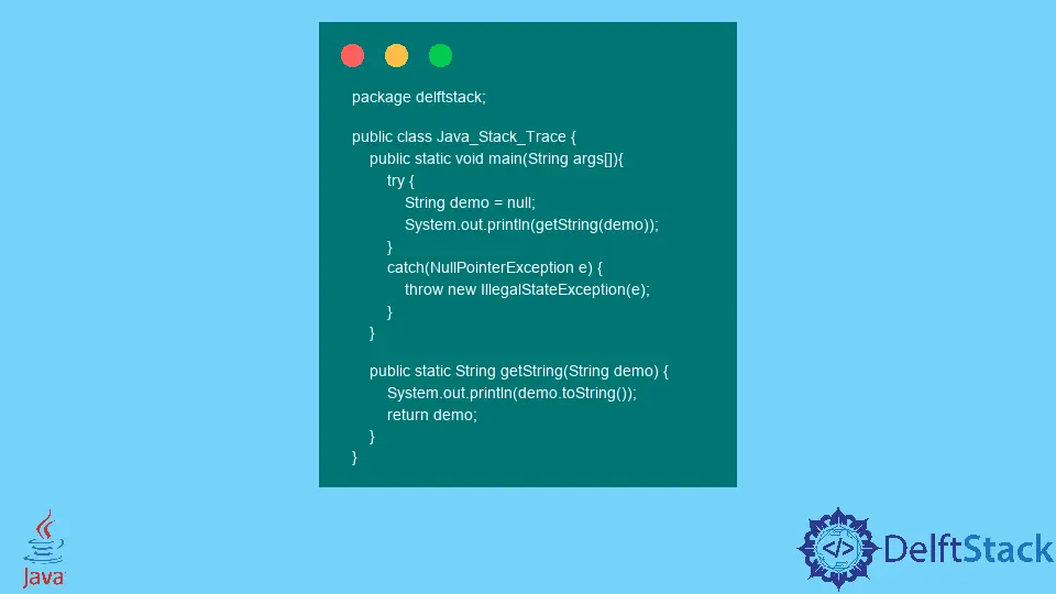 Stack Trace in Java