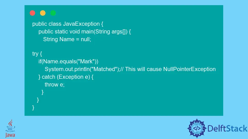 How to Re-Throw Exception in Java