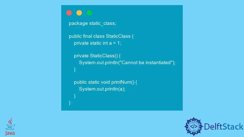Classe statica in Java