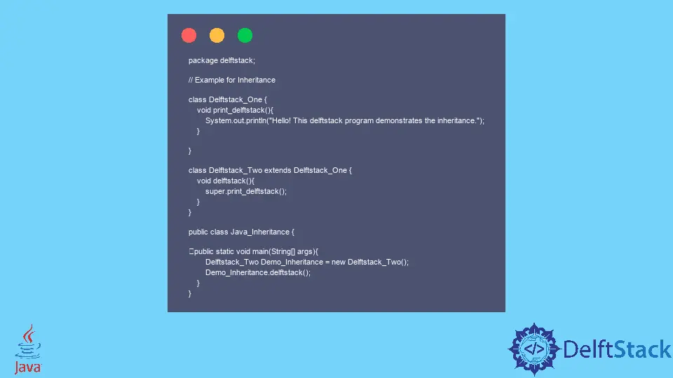 Delegation as a Substitute for Inheritance in Java