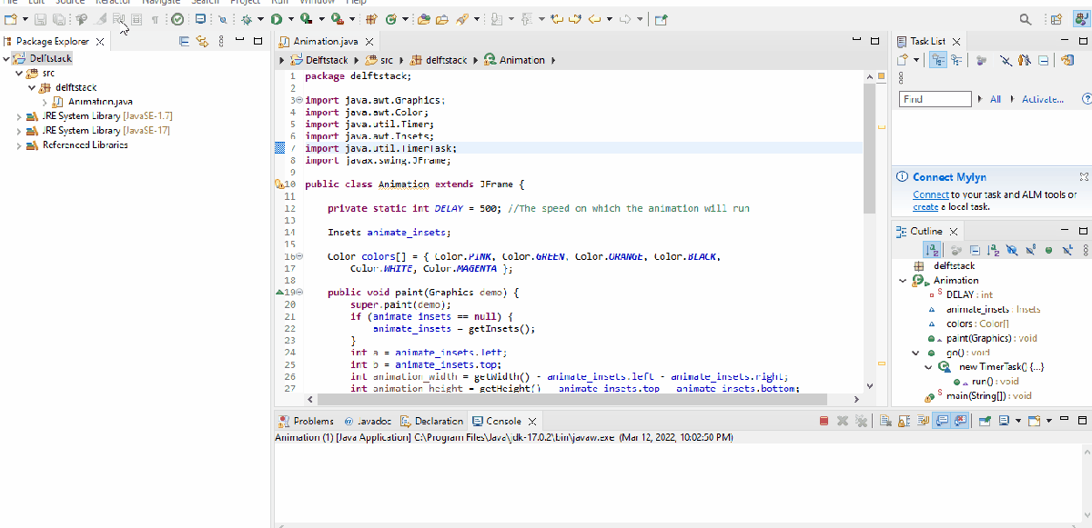 Create Animation in Java | Delft Stack Create Animation in Java | Delft Stack