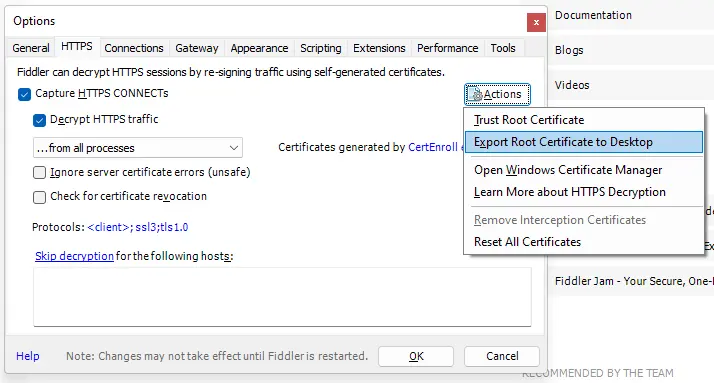 capture https with fiddler - 4