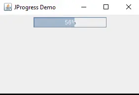 crear la barra de progreso de Java usando la clase jprogressbar - números en la barra de progreso, primera parte
