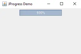crear la barra de progreso de Java usando la clase jprogressbar - números en la barra de progreso, segunda parte