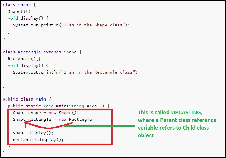 Despacho de métodos dinámicos en java - definición, segunda parte