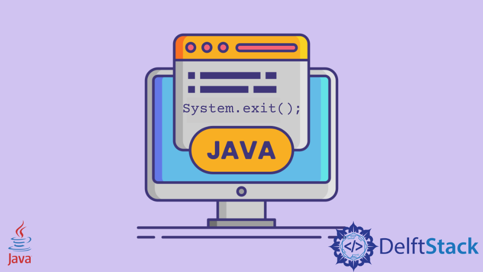 Termina un programma Java
