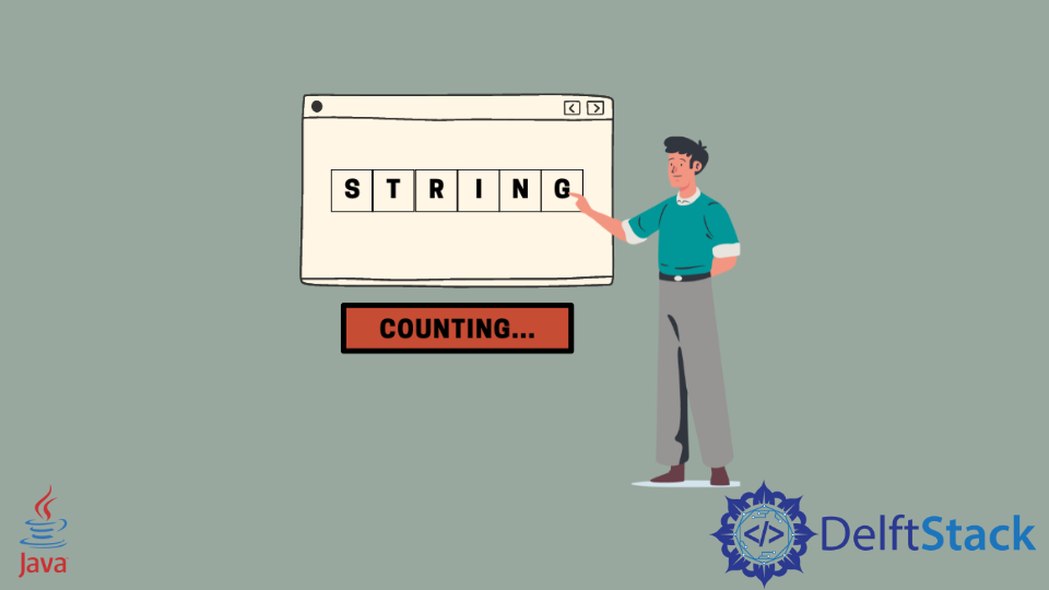 Count Characters in a String in Java
