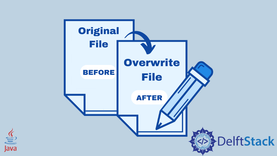 Overwrite a File in Java