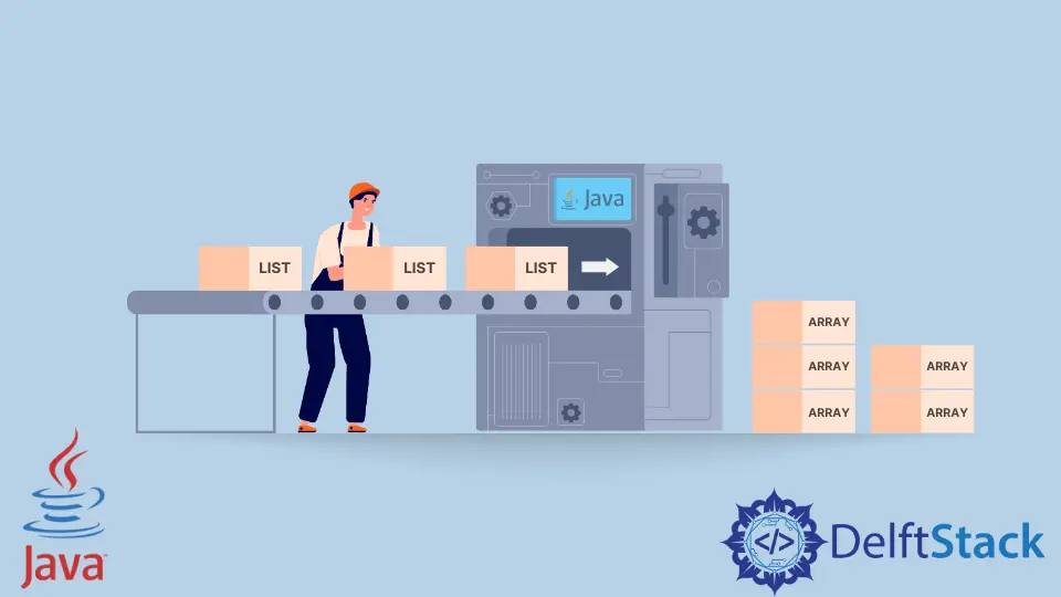 Comment convertir une liste en tableau en Java