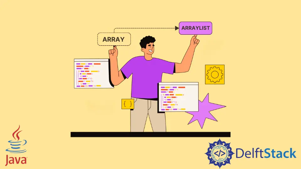 Cómo crear ArrayList desde Array en Java