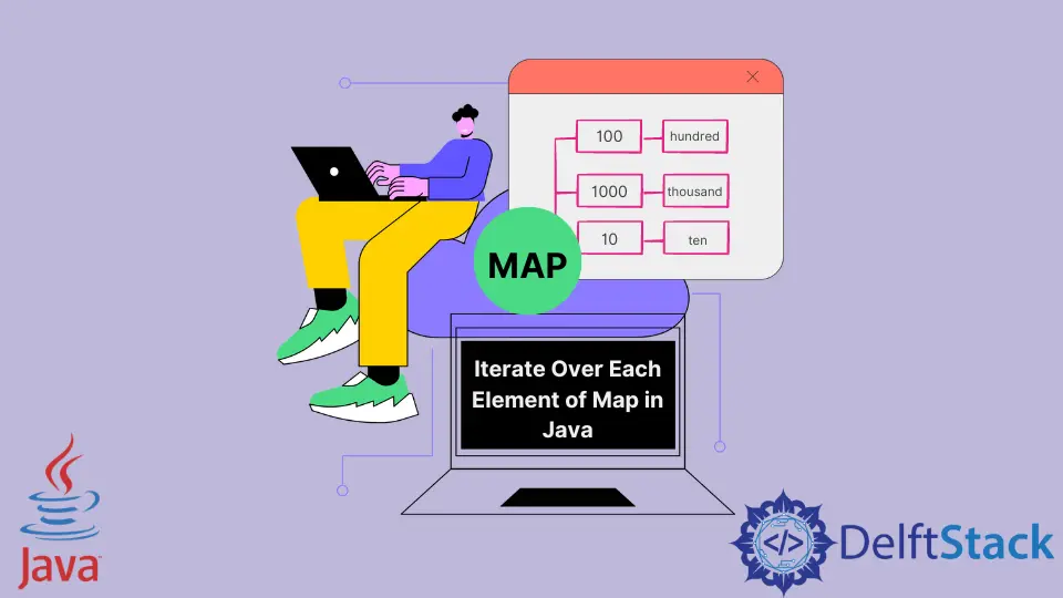 Iteration über jedes Map-element in Java