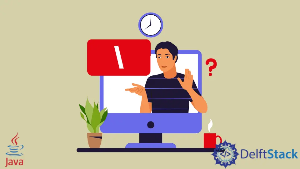 Backslash Character in Java