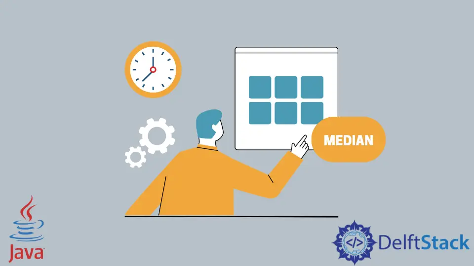 Calcular la mediana de una matriz en Java