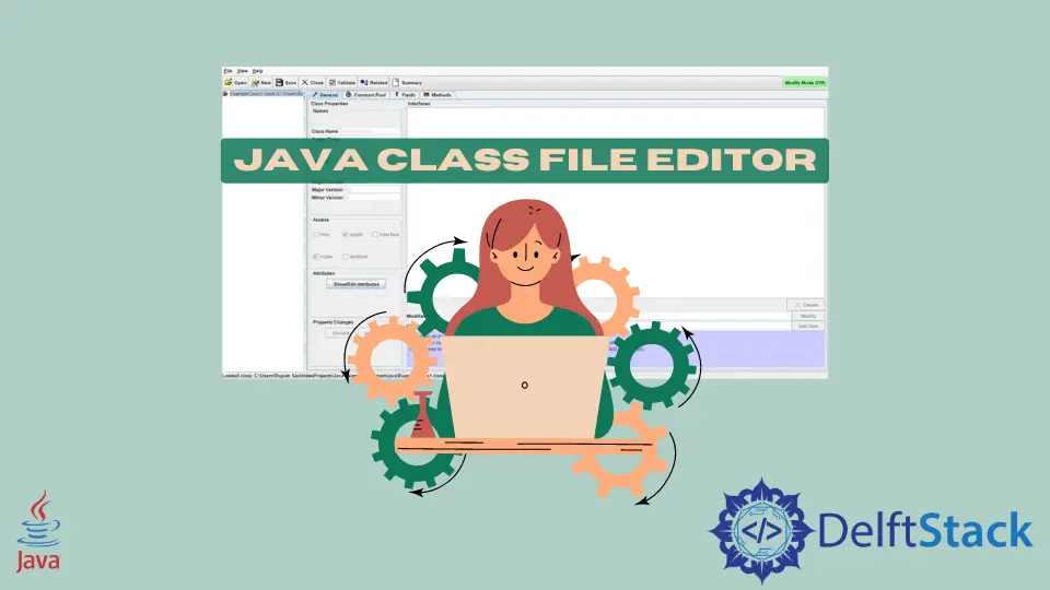 Java의 클래스 파일 편집기