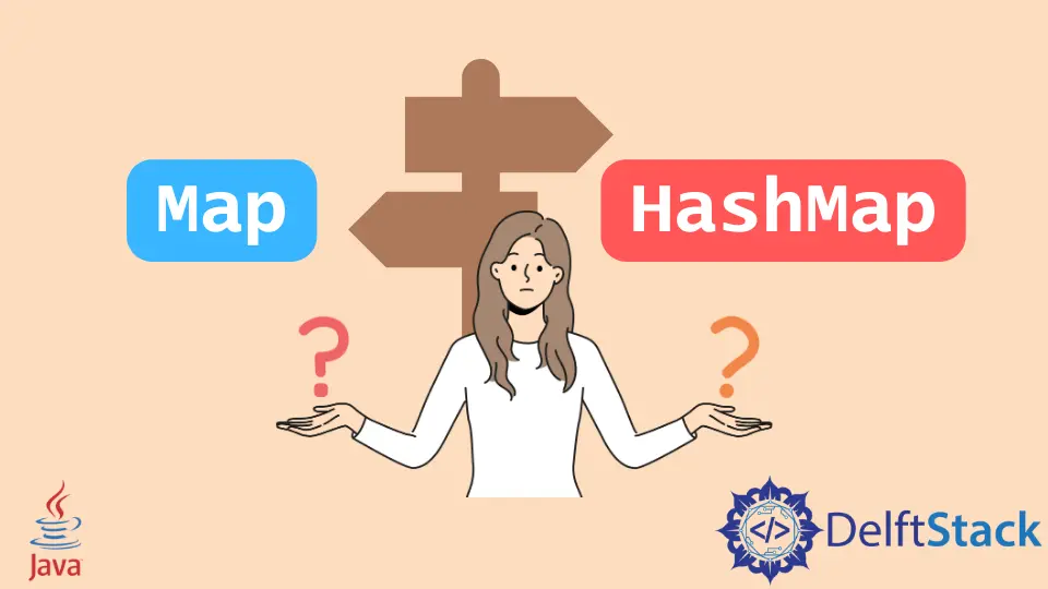 Java における hashmap と map の違い