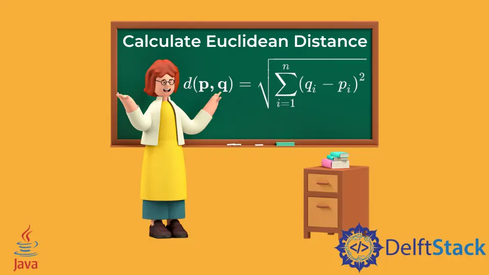 Calcular la distancia euclidiana en Java