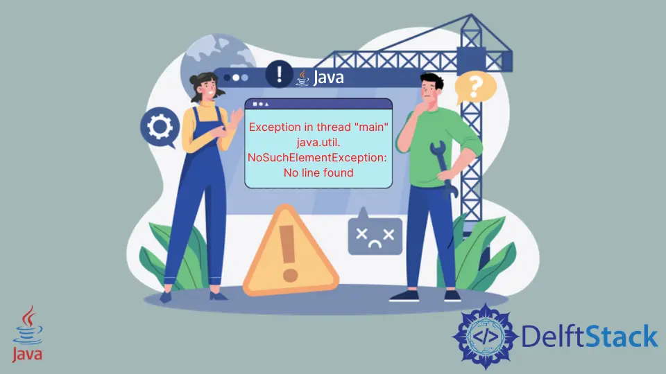 Excepción en Thread Main Java.Util.NoSuchElementException: No se encontró ninguna línea