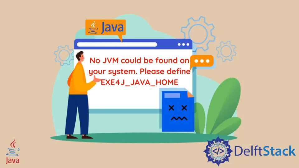 Beheben Sie, dass auf Ihrem System keine JVM gefunden werden konnte. Definieren Sie den EXE4J_JAVA_HOME-Fehler in Java