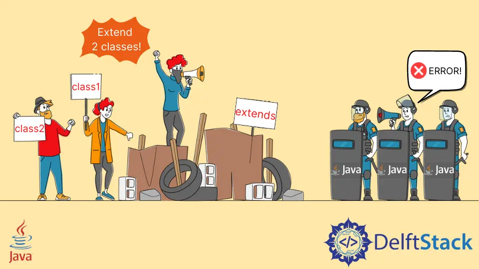 How to Extend Two Classes in Java