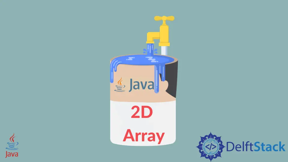 Java에서 2D 배열 채우기