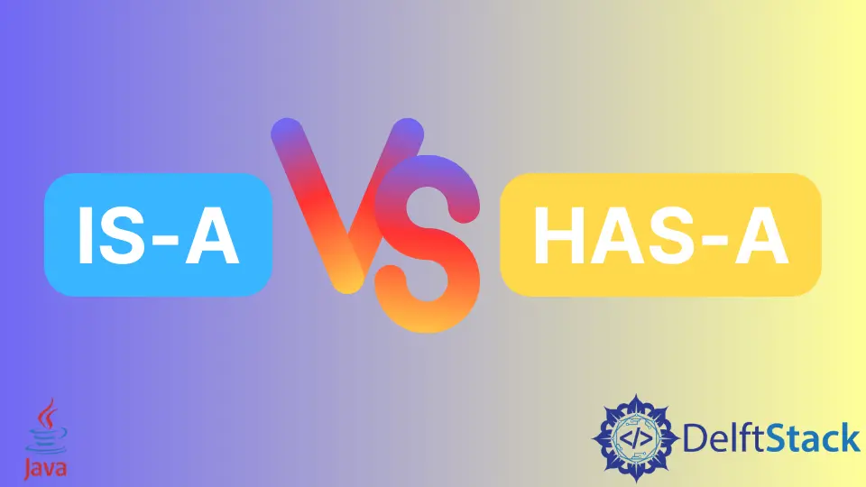 É um vs TEM um em Java