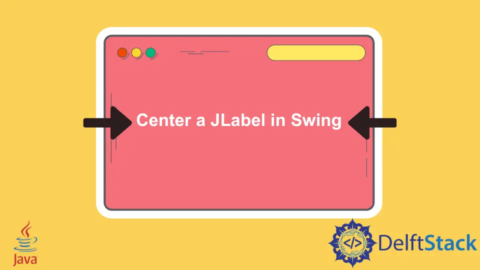 Zentrieren ein JLabel in Swing