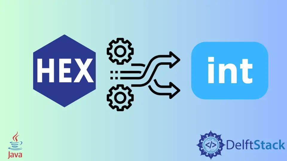 Java convierte una cadena hexadecimal en Int