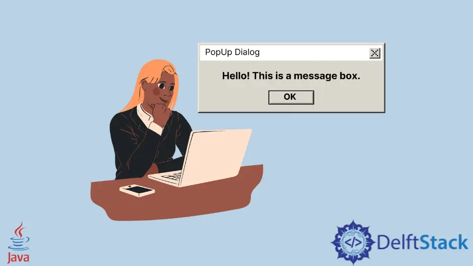 How to Create Message Box in Java