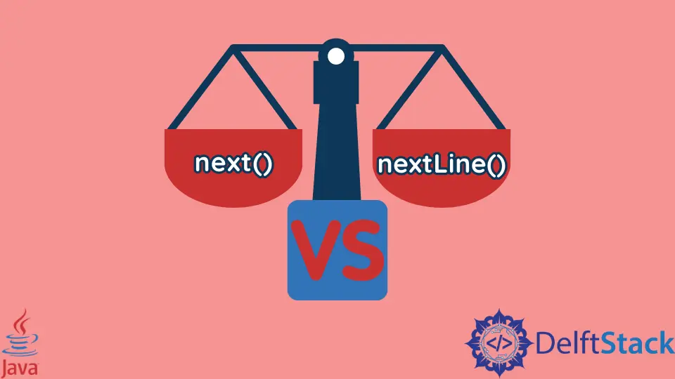 Diferença entre os métodos next() e nextLine() da classe Java Scanner