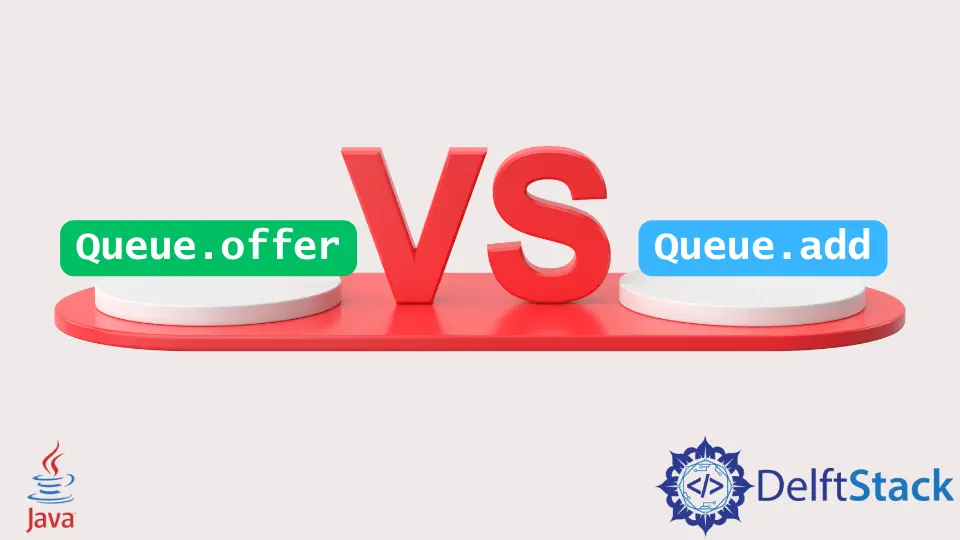 offer vs add de fila em Java