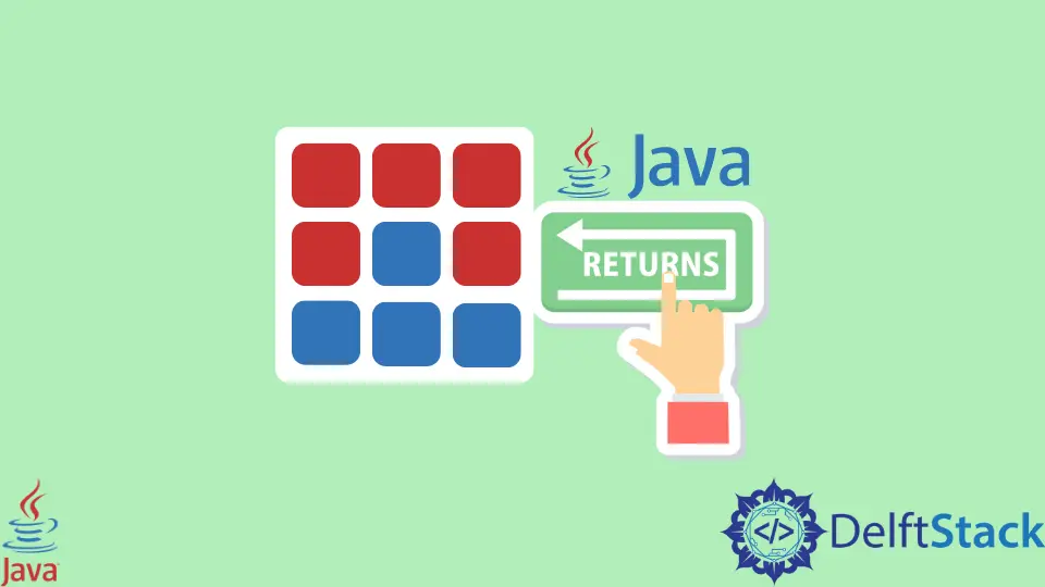Array in Java zurückgeben