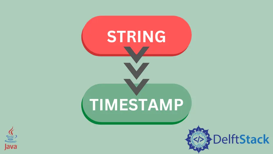 String in Zeitstempel konvertieren in Java