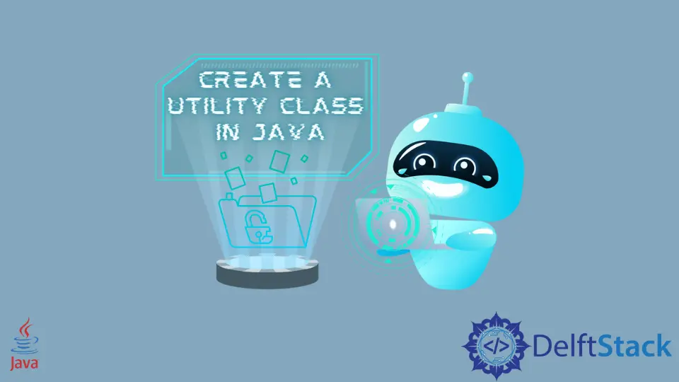 Crear una clase utility en Java