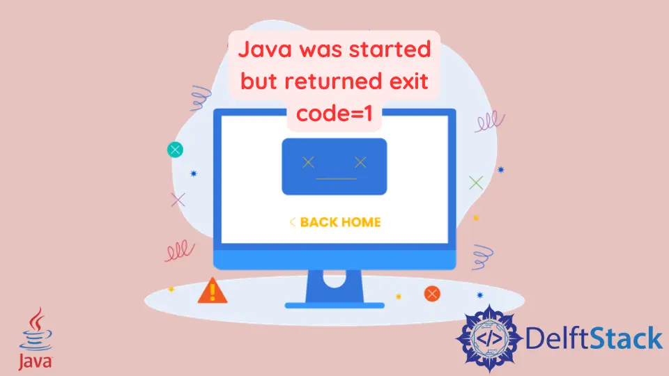 返された終了コード = 1 によって Java が開始された問題を修正